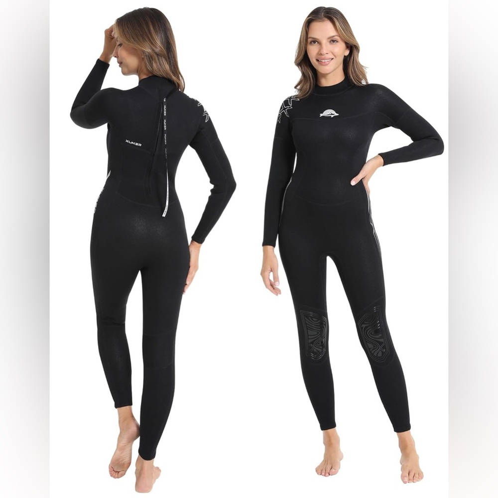 XUKER Women's Wetsuit, 2mm 3mm Neoprene Front/Back Zip Cold Water Diving.  NWOT